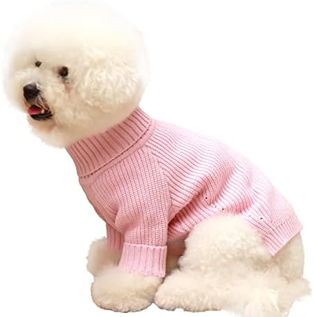 Camisola de cachorro Kayto, malha térmica de manga comprida, roupas de inverno para cães para cães pequenos menino