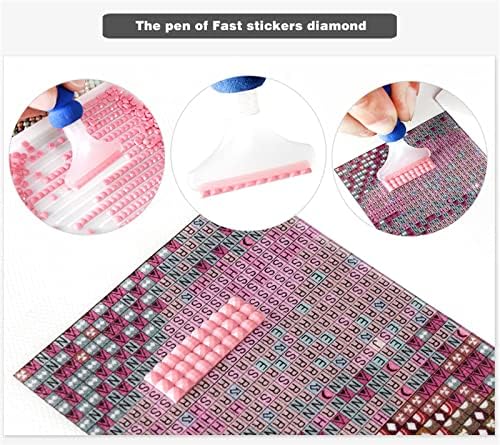 Kits de pintura de diamante DIY 5D para adultos, pinturas de bordados de broca completa de broca completa
