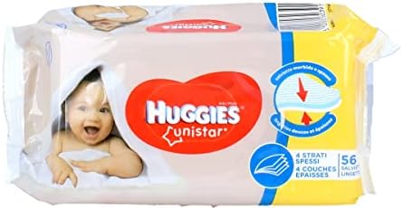 Cuidados naturais de lenços de bebê com huggies de aloe vera lenços 56 pc crianças