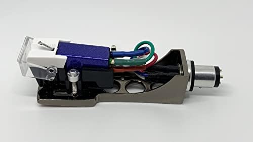Cartucho azul e caneta, agulha e cabeça de titânio com parafusos de montagem para Stanton T55 USB, T52, STR820, T50, STR850, T120C, T90 USB, STR860, STR8150, STR830