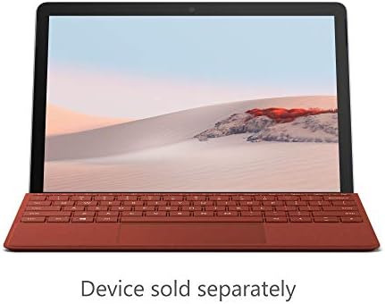 Microsoft Surface GO2 ou GO3 - Tampa de tipo - teclado vermelho