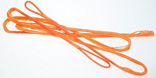 Flo Orange B50 Substituição Dacron Recurve Bowstring - Comprimento real da corda - 16 fita Bow Braw String