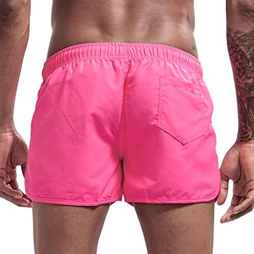 Mensagens curtas curtas atléticas calças de praia masculina impressa a água de cinco calças de calça