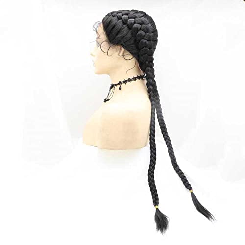 Melody Wigs 26 1b#Black Double Braid perucas