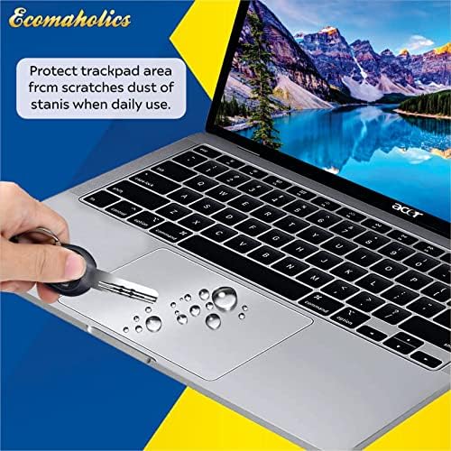Laptop Ecomaholics Touch Pad Protetor Protector para HP Victar 16 16,1 polegadas laptop, pista transparente