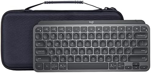 Aenllosi Caso de transporte rígido compatível com o teclado Logitech MX Keys Mini Advanced Wireless Illuminated