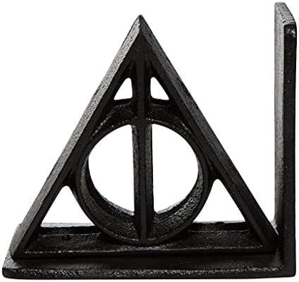 Enesco Wizarding World of Harry Potter Morte Hallows Books Titulares de livros, 5,25 polegadas, preto