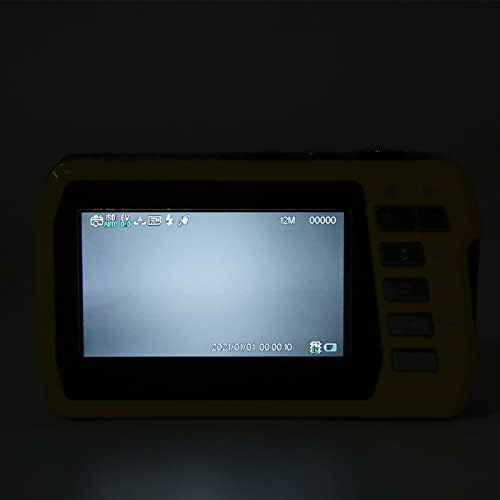 DPOFIRS Câmera digital impermeável robusta, câmera digital 4K, câmera de vídeo subaquática à prova d'água de 10