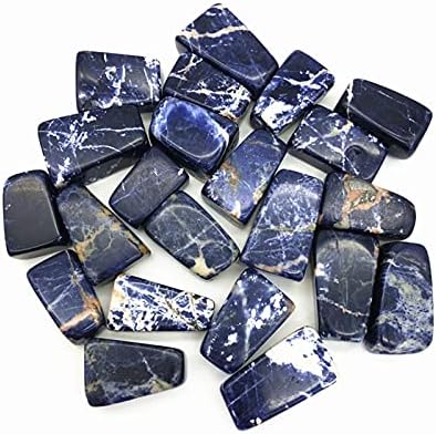 Shitou22231 100g natural sodalite stone azul cútrito de cristal caído cálculos curando cristais gemadas
