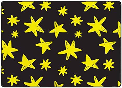 Xollar macio grande garoto tapetes mole berçário bebê rastreador tocando tapete de área de estrelas amarelas para