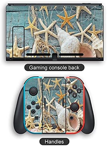 Sea Beach Starfish no adesivo de jogo de pesca para adesivo de jogo lindamente estampado adequado para séries de switch para switch