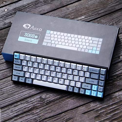 Akko 3068 Mini teclado mecânico de jogos Bluetooth Wired Dual Modo Cherry MX Switch PBT Keycaps