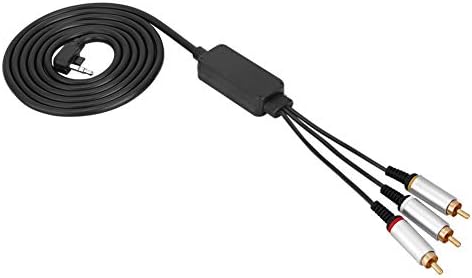 Cabo de componente, cabo de vídeo, cabo AV, durável para o jogo PSP PS para componente de áudio