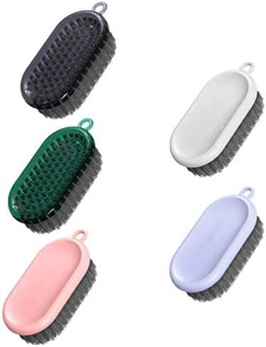 Escova de escova de cabilos de limpeza de tênis de limpeza 5pcs Roupa de plástico Sapatos de escova de lavanderia