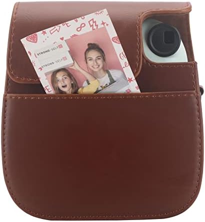 Frankmate Protective Case Compatível com Fujifilm Instax Mini 12 11 9 8 Câmera de filme instantânea com bolso