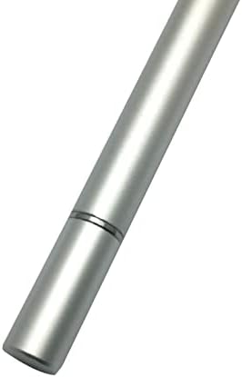 Caneta de caneta de onda de ondas de caixa compatível com o Google Pixel 7 Pro - caneta capacitiva de dualtip, caneta de caneta de caneta capacitiva da ponta da ponta da fibra para o Google Pixel 7 Pro - prata metálica de prata