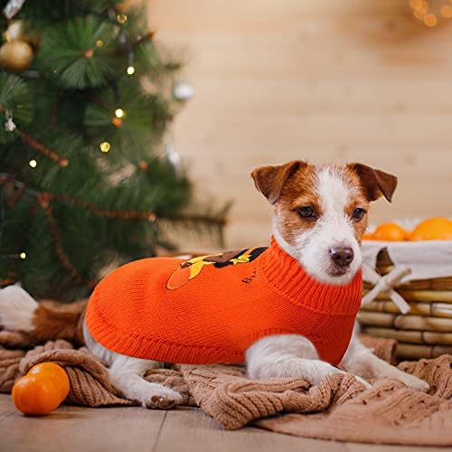 Pedgot 2 pacote Cão de Ação de Graças suéters de peru cachorro roupas de cachorro animal de