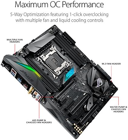 Asus Intel X299 ROG Strix X299 E-Gaming X299 Chipset LGA 2066 DDR4 SDRAM Placa-mãe