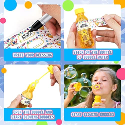 Toy Life 80 Pack Bubbles Favors for Kids Goodie Bags & 24 Bubbles Bubble Party Favors for Kids Bubble Garrafs
