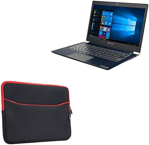 Caixa de ondas de caixa para Dynabook Portege x30 - SoftSuit com bolso, bolsa macia neoprene capa com zíper