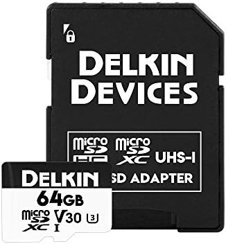 Delkin Dispositivos 64 GB Hyperspeed MicrosDXC UHS-I Memory Card