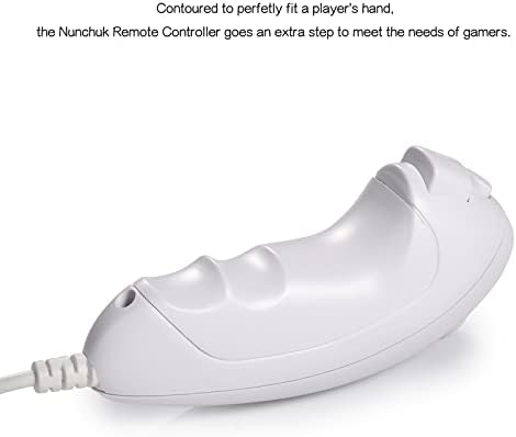 4 Pacote controlador nunchuck, ModesLab Controllers Substituição Remote Joystick Compatível para Wii - Multicolor