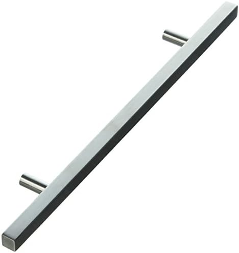 Pandora - alça de barra de tração quadrada de aço inoxidável para gaveta Hardware de armário de cozinha - 14 polegadas