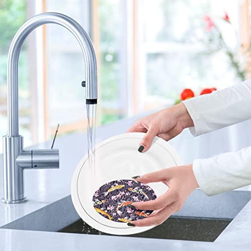 Kigai 3 PCs Limpeza Esponja Esponja Odor Ponto de limpeza de cozinha grátis para lavar pratos esponja de polpa