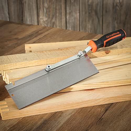 Greatneck 74035 10 Piving Dovetail/Jamb Saw, serra de madeira, serra de carpinteiro para trabalhar madeira, serra de cauda, ​​serra de batida