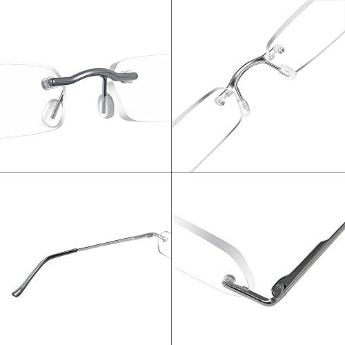 Luff portátil mini óculos de leitura Atualize leitores leves para homens e mulheres com estojo de tubo de clipe de caneta