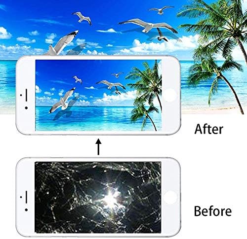 ZTR White LCD Display Touch Digitalizer Screen Assembly Substituição para iPhone 6 Plus 5,5 polegadas