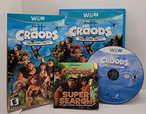 Para a festa pré -histórica de Croods! DreamWorks para a Nintendo para o jogo Wii U Complete Rare Read
