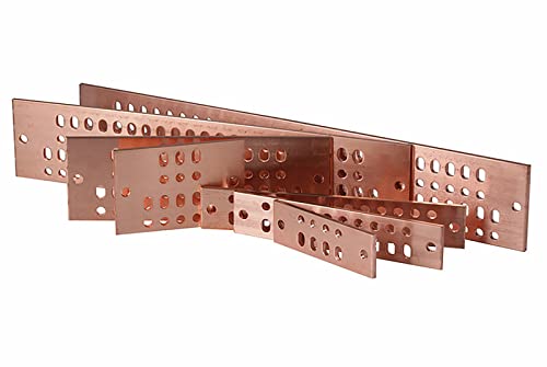 Barra de barramento de cobre bopaodao 5 mm x 60 mm x 71,65 polegadas / 1820 mm, 1pcs C110 Pure Cu Copper