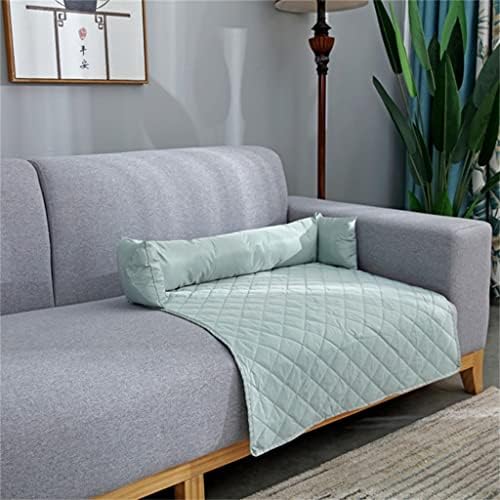 N/A Sofá Pet Cushion Bed Cama de animais de estimação Pad para sofá de cachorro grande travesseiro de pescoço de protetor de assento calmo