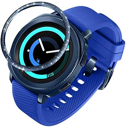 Baihui Bunivle Ring Styling Compatível com Samsung Galaxy Watch 42mm/engrenagem Esporte, aço inoxidável