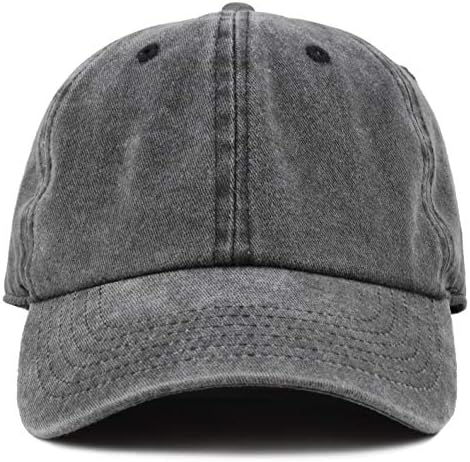 O depósito de chapéu pigmento de algodão tingido de baixo perfil Papai chapéu de seis painéis