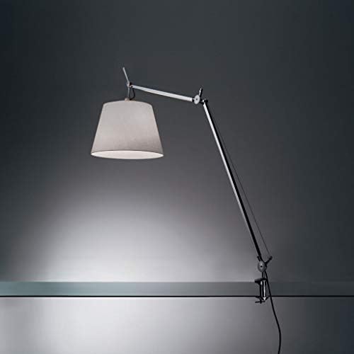 Artemide TLM0005 Tolomeo - uma mega lâmpada de mesa leve com 17 de difusor e grampo, opções de sombra: