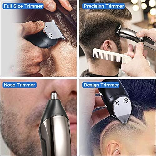 Walnuta Professional Digital Hair Trimmer Recarregável Cabelo elétrico Clipper baixo ruído Men's Men sem fio Lâmina de cerâmica ajustável