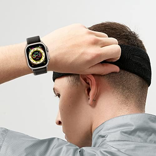 Bandas esportivas de loop de trilha daisdjuy compatíveis com banda Apple Watch Ultra 49mm 45mm