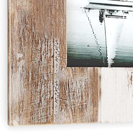 Barnyard Designs 8x10 Quadro de imagem rústica moldura de madeira angustiada, moldura de imagem da fazenda,