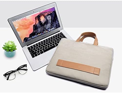 Sawqf Women Women Laptop Bag PU Caso de Capacão Caso Transporte Bolsa Men Bolsa Bolsa Bolsa de Manga
