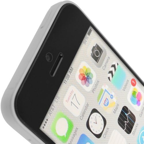 Protetor de tela Skinomi Compatível com Apple iPhone 5C Clear Techskin TPU Anti-Bubble HD Film