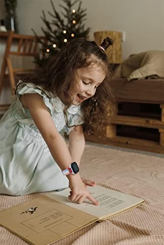 YRSupporter Kids Watch Bands Compatível para Gizmo relógio de relógio Substituição de banda de gancho de gancho de 20 mm Bandas de cinta de nylon compatíveis com verizon gizmo watch 2 / gizmo relógio 1 arco -íris
