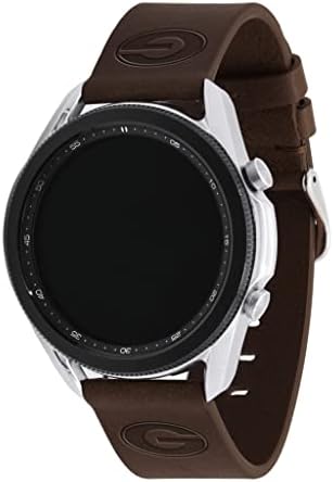 Affinity Bands Georgia Bulldogs Premium Leather Watch Band compatível com Samsung Galaxy Watch e muito mais