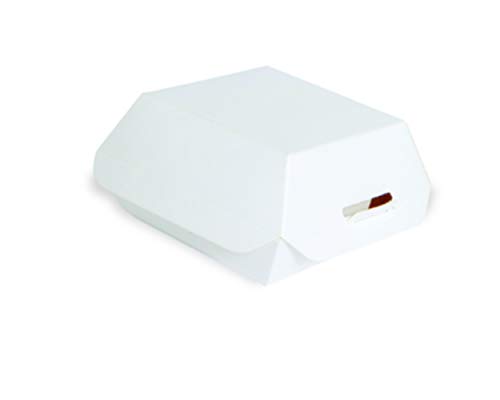 Caixa de mini -lider de papelão branco, Packnwood - para almoçar recipientes de sanduíche 210EATBURG50
