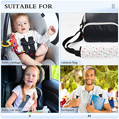 Dots Bubbles Capas de alça de assento de carro para crianças bebês 2 PCs Tiras de assento de carro Casas