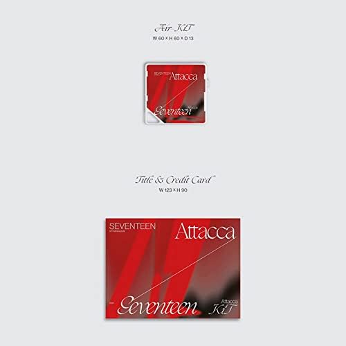 Pledis Seventeen Attacca 9º Mini Álbum Kit Álbum [incl. Dezessete Fotocard Lenticular]