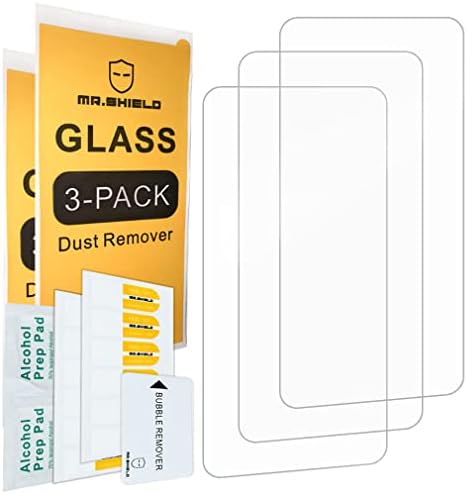 Mr.Shield [3-Pack] projetado para o Samsung Galaxy S22 5G [vidro temperado] [vidro Japão com dureza 9H] Protetor de tela com substituição ao longo da vida