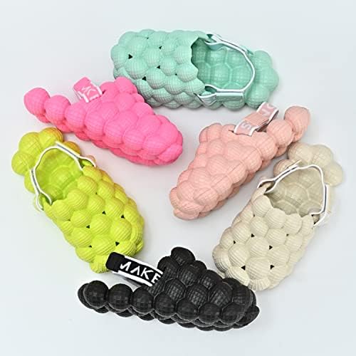 Slides de bolhas de chinelos de massagem para homens sandálias de nuvem macia lâminas de praia respiráveis ​​Sapatos
