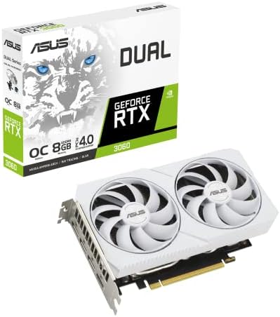 ASUS dual geForce RTX ™ 3060 White OC Edition 8 GB GDDR6